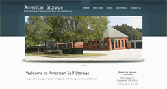 Desktop Screenshot of americanstorageloganville.com